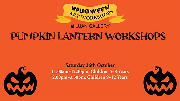 Pumpkin Lantern Making Workshops at Luan Gallery